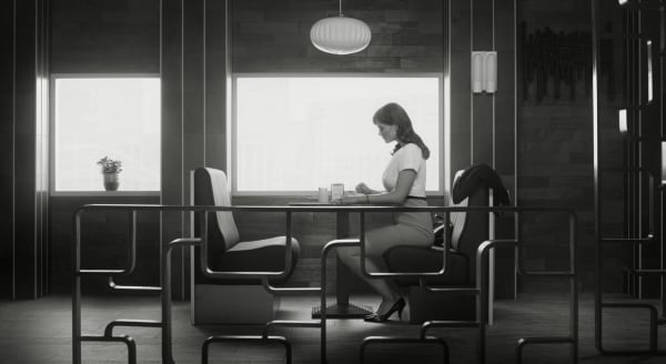 Erwin Olaf Waiting, la Défense 2 Photograph Silver gelatin 78 x 144 cm 30 3/4 x 56 3/4 in Edition of 10 plus 2 AP