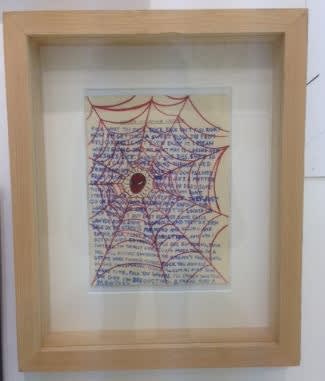 Alex Barry Chronic Spider Mansyndrome drawing 19 x 14 cm