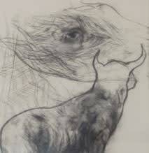 Marko Velk Untitled drawing 75 x 79 cm