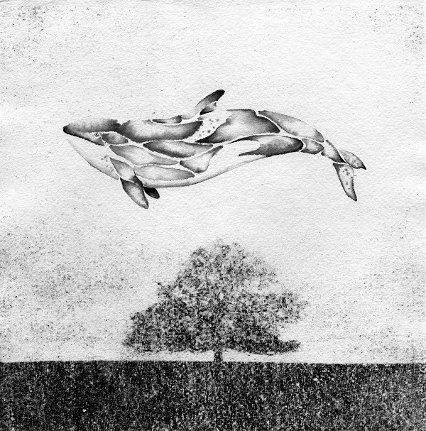 Coline Minet & Maxime Fardeau Rêve n°1 Inkjet print and ink 30 x 30 cm