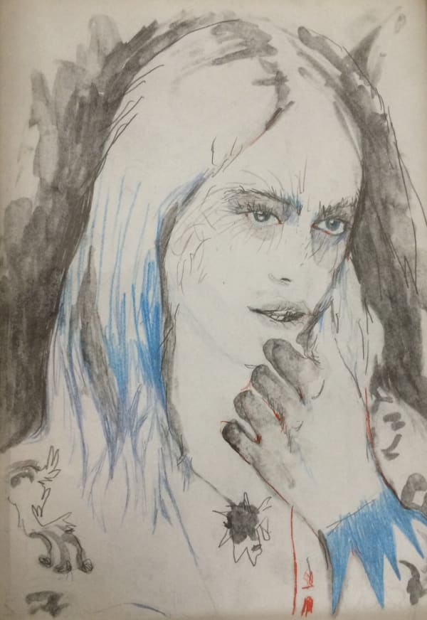 Eva Magyarosi Studies 2 Pencil on paper 21 X 29,7 cm