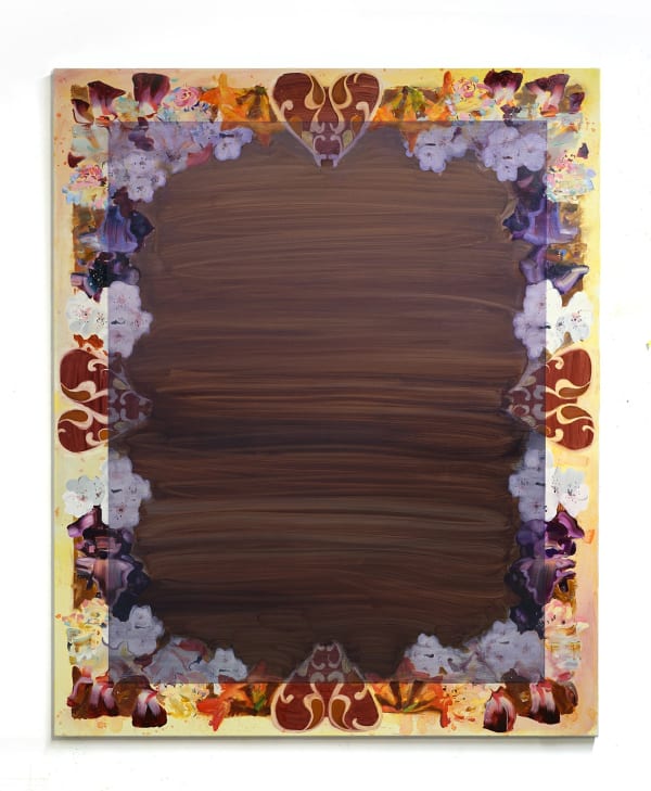 Marijke Vasey Dark Mirror, 2022 Oil, acrylic, and spraypaint on canvas 150 x 120 cm