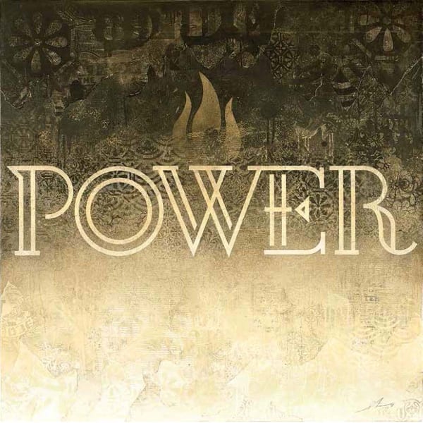 Shepard Fairey, Descending Power, 2014