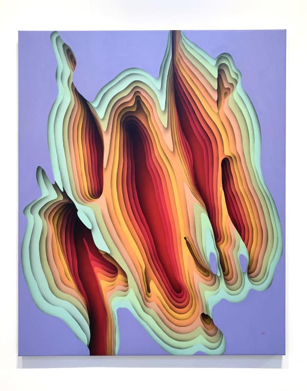 1010 Qualia 06, 2021 Acrylic on canvas 150 x 120 cm 59 1/8 x 47 1/4 in