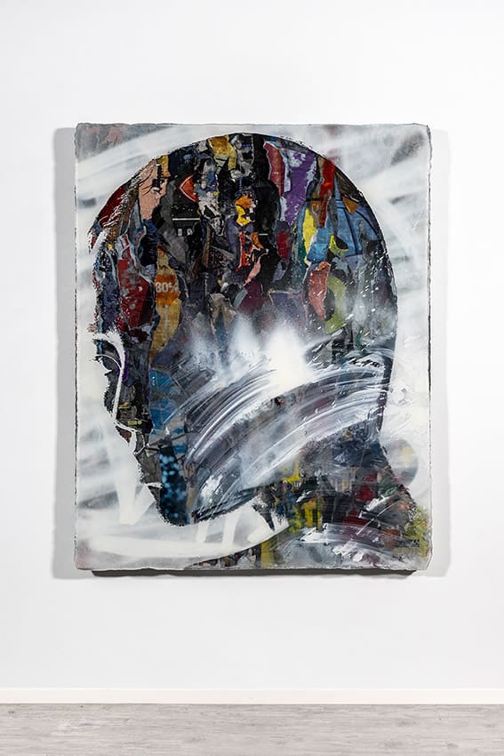 Vhils, Atomizer Series #07, courtesy Danysz gallery