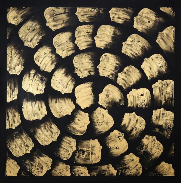 Saman & Sasan Oskouei Confluent, 2021 Acrylic on Canvas 122 x 122 cm 48 1/2 x 48 1/2 in