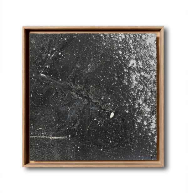 Saype El Ejido (ESP) 2024, 1500 m², 36°43'42.17"N 2°41'55.04"O - Pixel 10, 2024 Biodegradable paint taken from the ephemeral artwork's production on 640g/m² fine grain paper Unique piece Framed: 31 x 31 cm 12 1/4 x 12 1/4 in Unframed: 28 x 28 cm 11 x 11 in