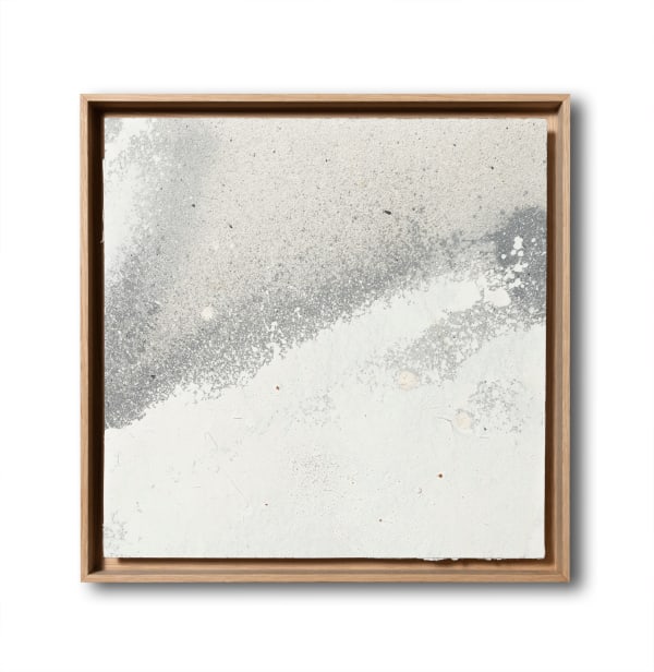 Saype El Ejido (ESP) 2024, 1500 m², 36°43'42.17"N 2°41'55.04"O - Pixel 7, 2024 Biodegradable paint taken from the ephemeral artwork's production on 640g/m² fine grain paper Unique piece Framed: 31 x 31 cm 12 1/4 x 12 1/4 in Unframed: 28 x 28 cm 11 x 11 in