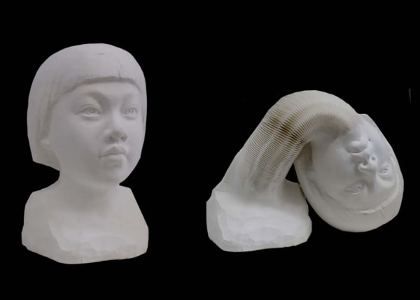Li Hongbo Little Girl, 2016 Paper 17 x 20 x 17 cm 6 3/4 x 7 7/8 x 6 3/4 in