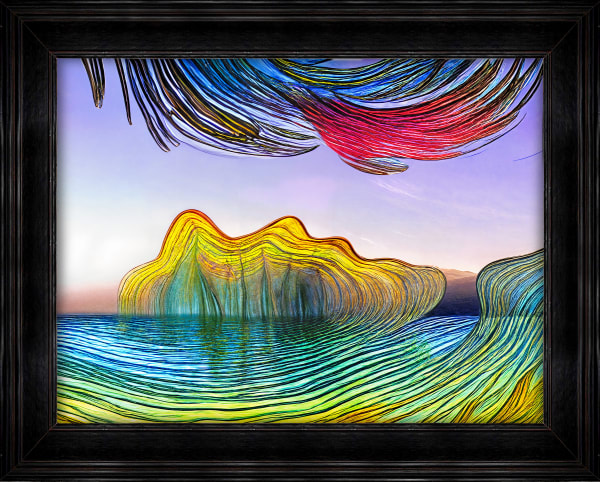 Obvious Apostrophic Scents, 2024 Two-layer Digigraphie® print on cotton texture paper, 4-Blacks deep overprint Framed: 72 x 92 cm, 29 1/8 x 37 in Unframed: 60 x 80 cm, 23 5/8 x 31 1/2 in