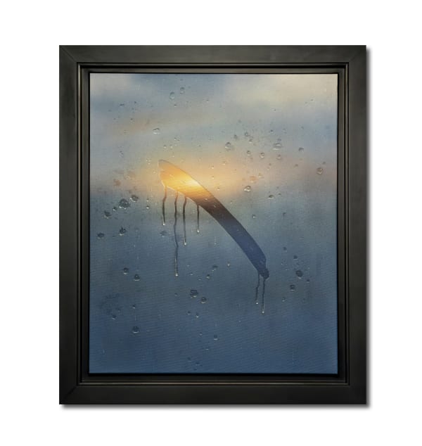 Saype 15 janvier 2017, 7h46min, 6°46'52.11"E 47°41'19.91"N, 2024 Acrylic on canvas Unique piece 65 x 54 cm 25 5/8 x 21 1/4 in