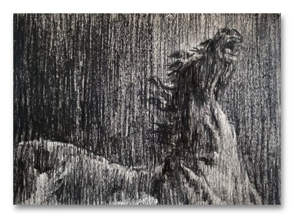 Faith XLVII Levescere V, 2022 Wax Crayon on Archival Paper 20.3 x 27.9 cm 8 x 11 in