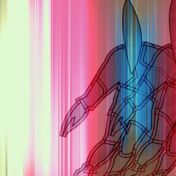 Futura Untitled 8 (digital) Fine Art print on Fine Art Arches Museum paper 40 x 40 cm