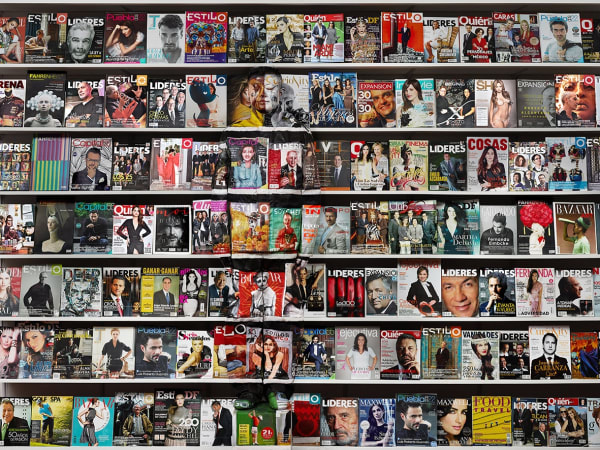 Liu Bolin, No. 2 Mexico Magazine (small), 2015