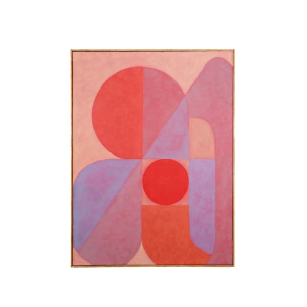 Saman & Sasan Oskouei Sunrise forms , 2024 oil on canvas 76 x 101 cm