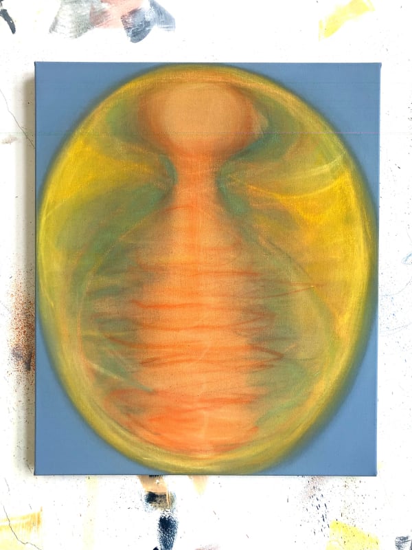 Julien Saudubray Study #41, 2023 Oil and pastel on canvas 50 x 60 cm 19 3/4 x 23 1/2 in