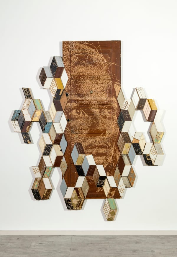 Vhils, Orderliness series #05, 2019