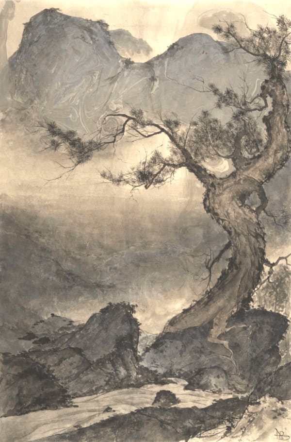 Prasad Beaven, The Misty Mountain Rises Above the Twisting Pine, 2022
