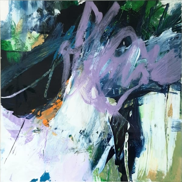 Tracy Burgess, Purple Scribble, 2017