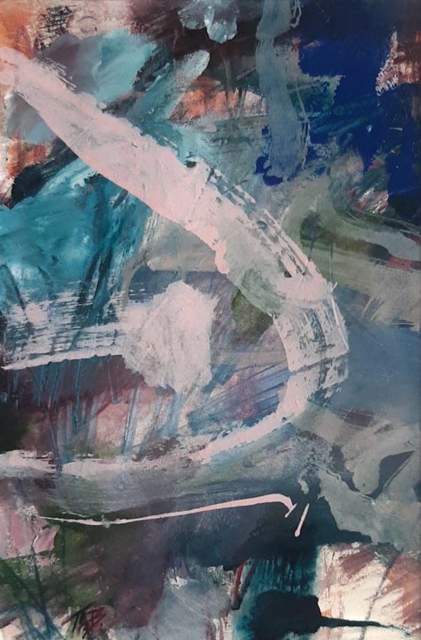 Tracy Burgess, Mediation with Blue, 2023