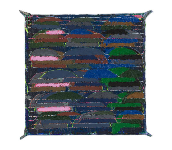 Sandra Beccarelli, Broken Skin - Blue, 2018