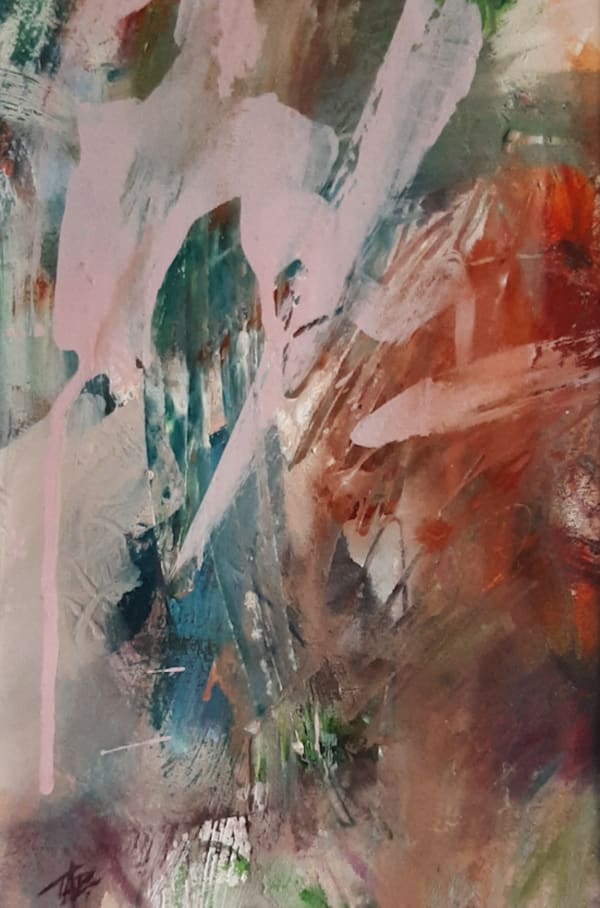 Tracy Burgess, Meditation with Red, 2023