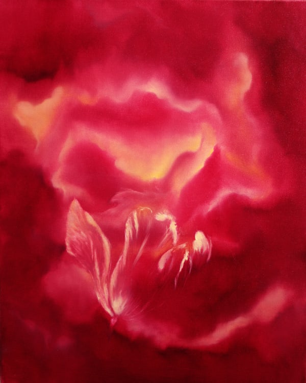 Shahrzad Jahan, Glowing in Lurking Fire, 2024