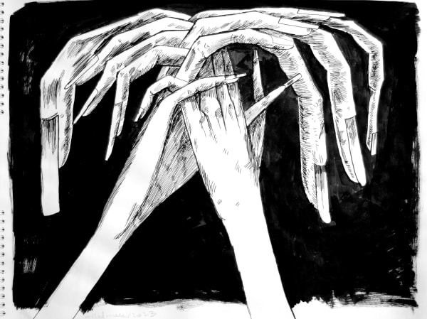 Milad Mousavi, Fingertips2, 2023
