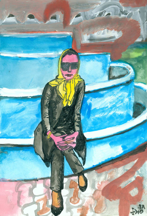 Sadra Baniasadi, Fountain With No Water (Favareye Bi Ab), 2019