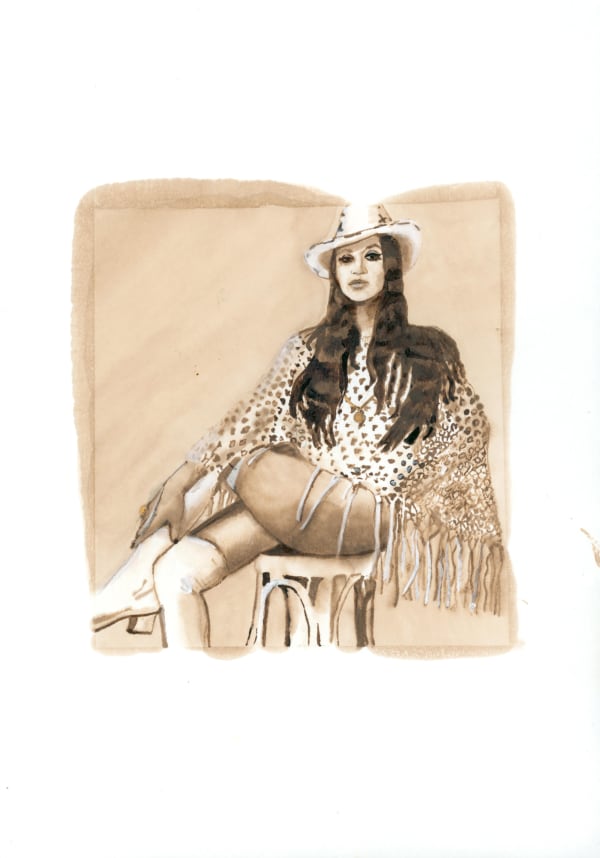 Soheila Sokhanvari, Must Be Some Kind of Superstar (Portrait of Jamileh), 2025