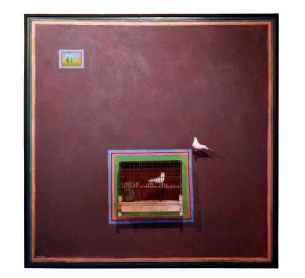 Parviz Tanavoli, Birds and Cage, 1967