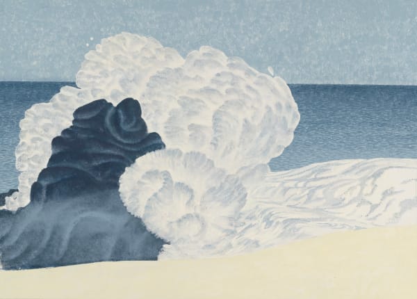 Meghdad Lorpour, A Sideview of Waves, 2024