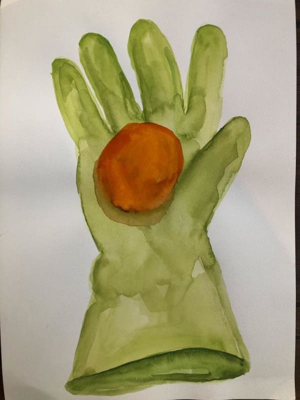 Niyaz Azadikhah, Orange Struck 1, 2019