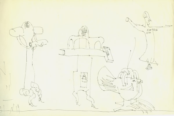 Ardeshir Mohassess, Parviz Tanavoli’s Ceramics in Goethe Institute, 1972
