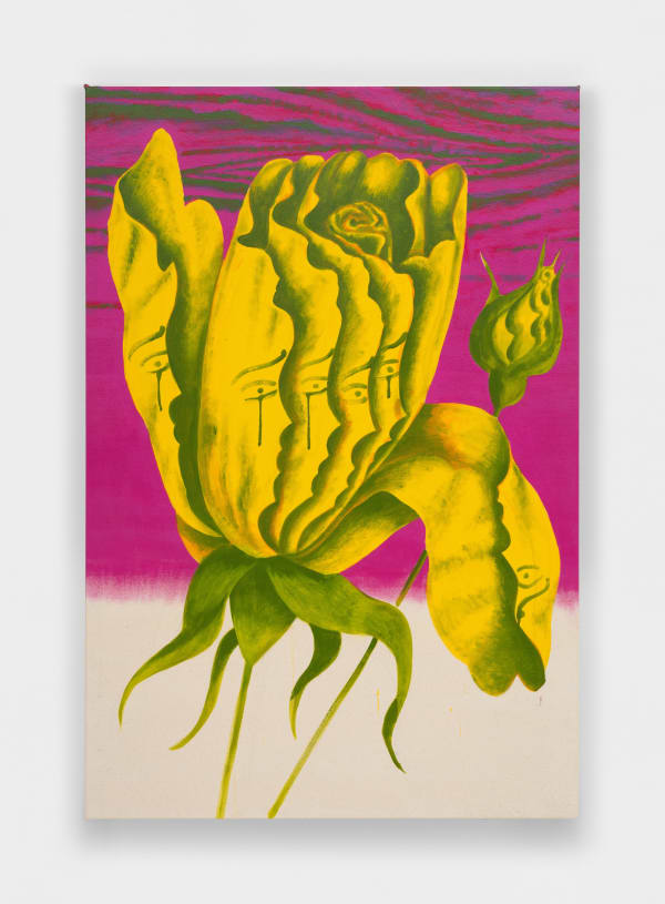 Iman Raad, Fear Is No Mute, Neither Is Flower (A Strange Yellow Rose), 2025