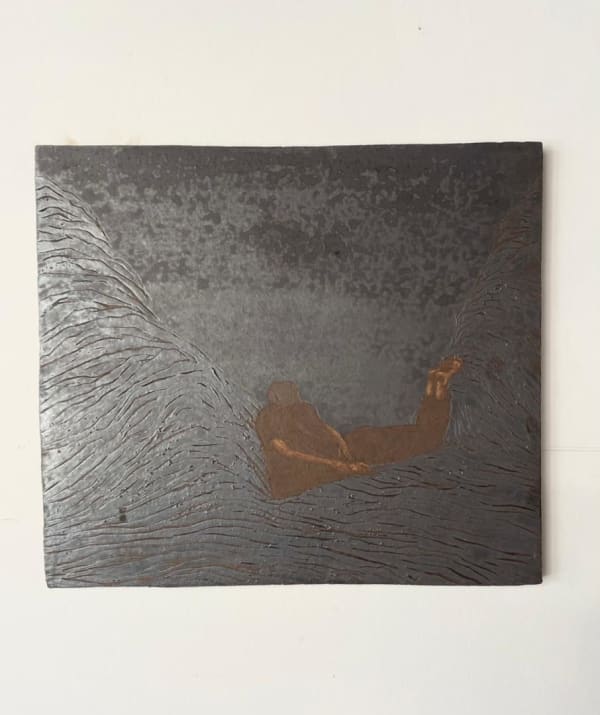 Roksana Pirouzmand, At Night, on the Edge, 2024