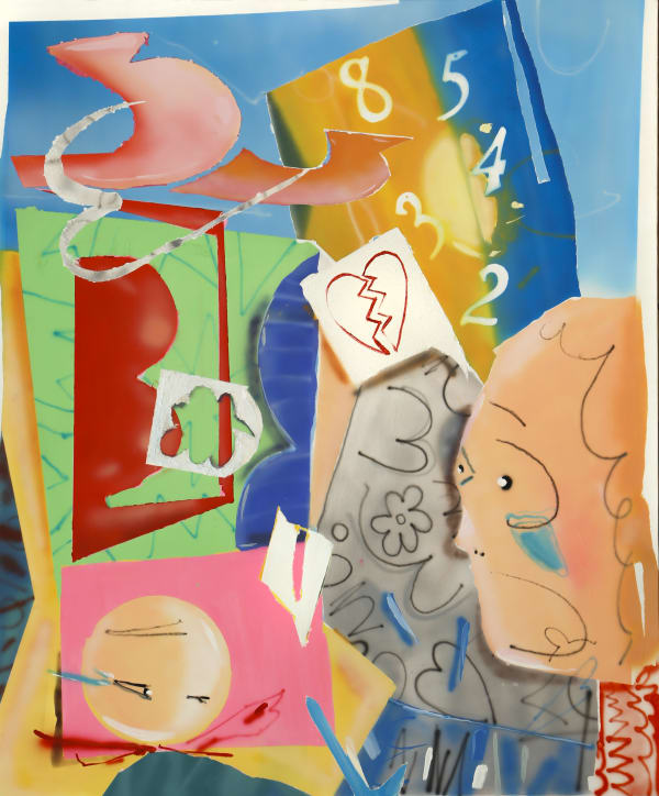 Hoda Kashiha, When I Dove, You Disappeared in the Blink of an Eye, 2019