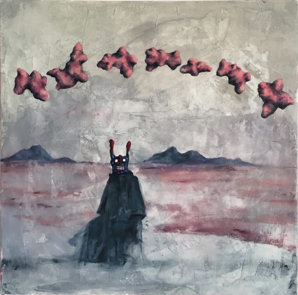 Sina Ghadaksaz, Landscape Painter is Enticed by the Landscape, 2019
