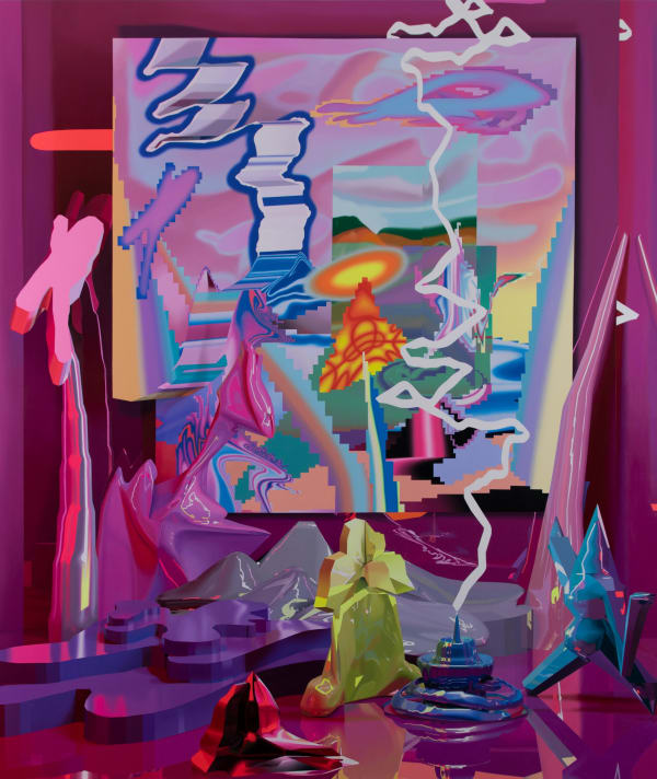 Yousha Bashir, Untitled from "The Third Space" series, 2024