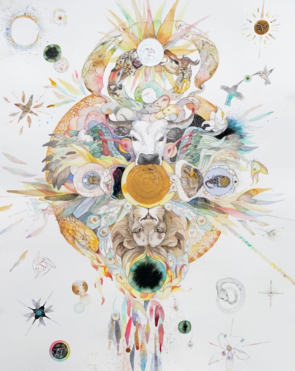 Laura Ball, The Perfect Moment (Solar Mandala), 2022