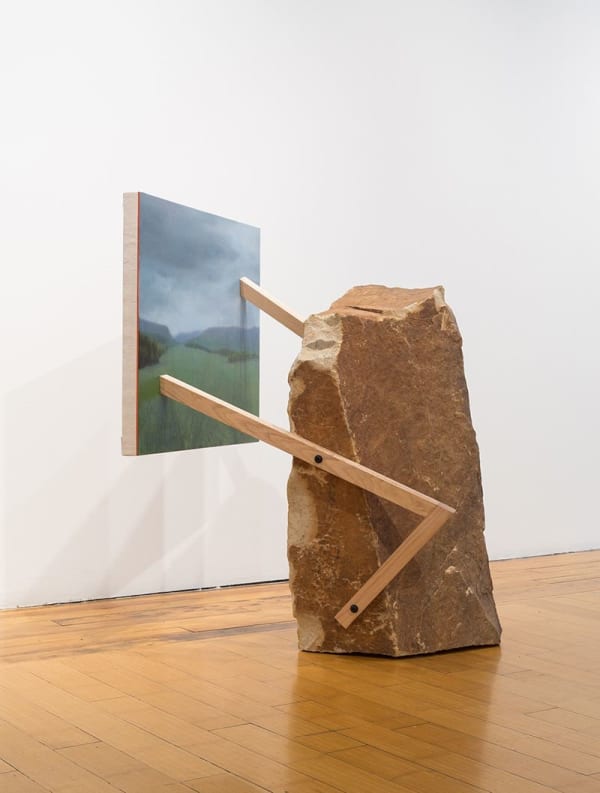 Mike Womack, Landscape Painting 3 (Rock), 2018