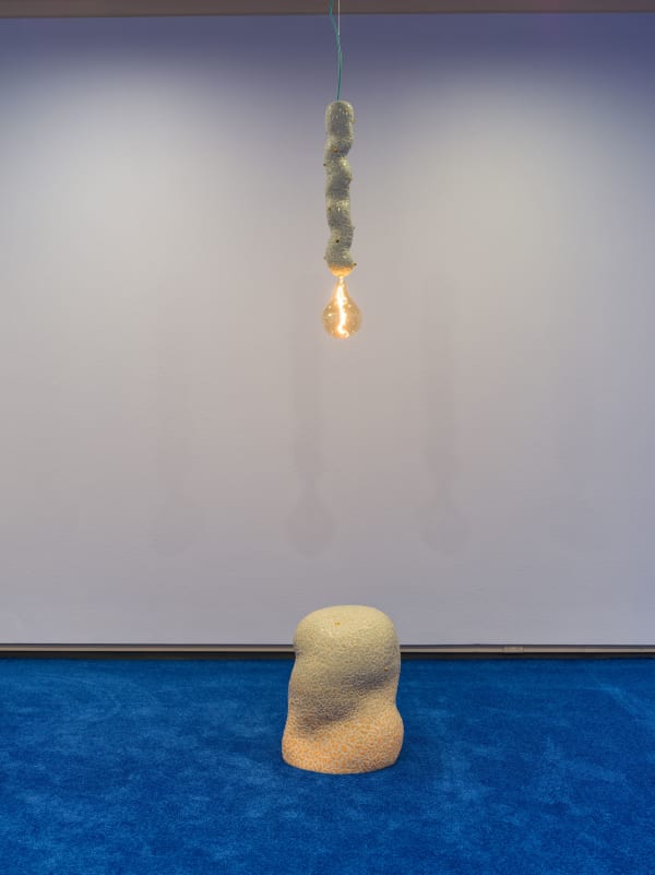 Linda Nguyen Lopez, Truths (lamp and stool), 2021