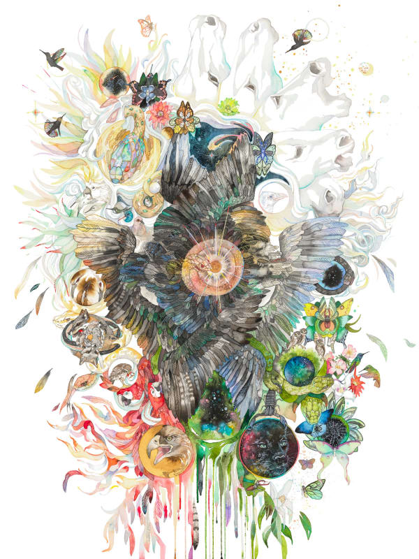 Laura Ball, Gateway to the Caverns of Universal Knowledge (Seraph Mandala), 2022