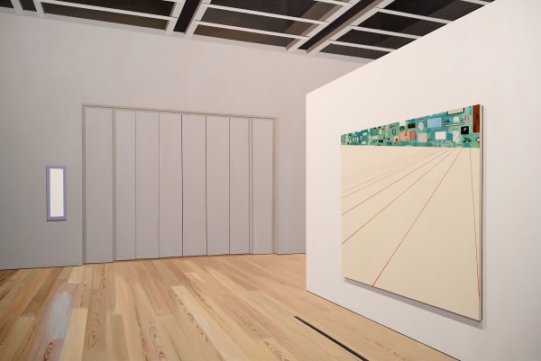 Sarah McKenzie, Exhibition Space (Whitney Museum with Laura Owens, 2018), 2020
