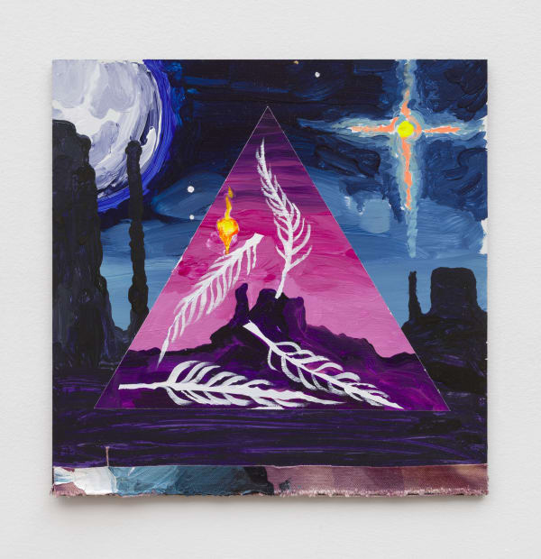 Esteban Cabeza de Baca, Triangles in Blue Deserts, 2024