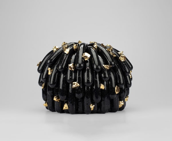 Linda Nguyen Lopez, Midnight Husky with Gold Rocks, 2021