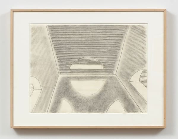 Richard Artschwager Window, 1999 charcoal on paper 19 x 25 in (48.3 x 63.5 cm) framed: 25 7/8 x 33 3/8 in (65.7 x 84.8 cm)