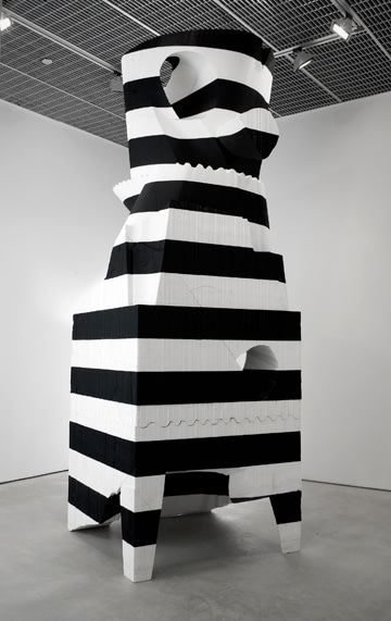 Mel Kendrick Study for a Monument, 2008 expanded polystyrene 124 x 41 1/4 x 42 1/4 inches 315 x 104.8 x 107.3 cm