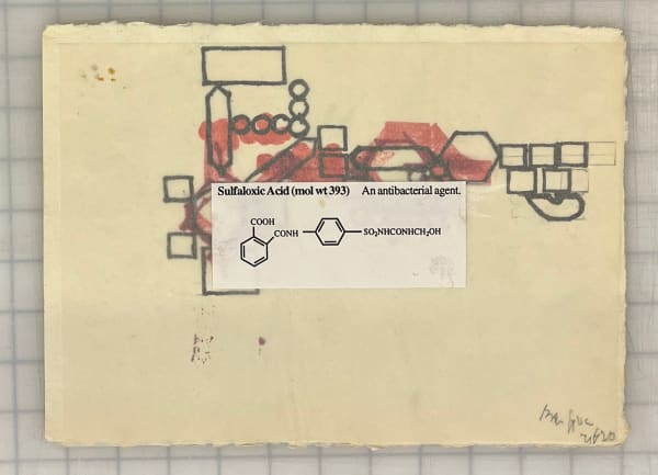 Barry Le Va, Untitled (Sulfaloxic Acid), 2020