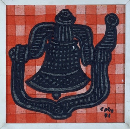 William Copley Untitled, 1971 acrylic on canvas board 12 x 12 inches 30.5 x 30.5 cm